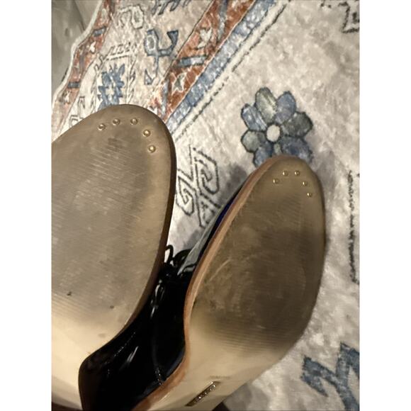 louise et cie shoes Oxfords Black Shinny Patten Leather Size 5.5 - Picture 7 of 10